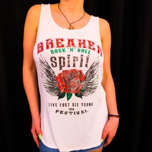 Like New! Rock & Roll Tank Top, Size Large